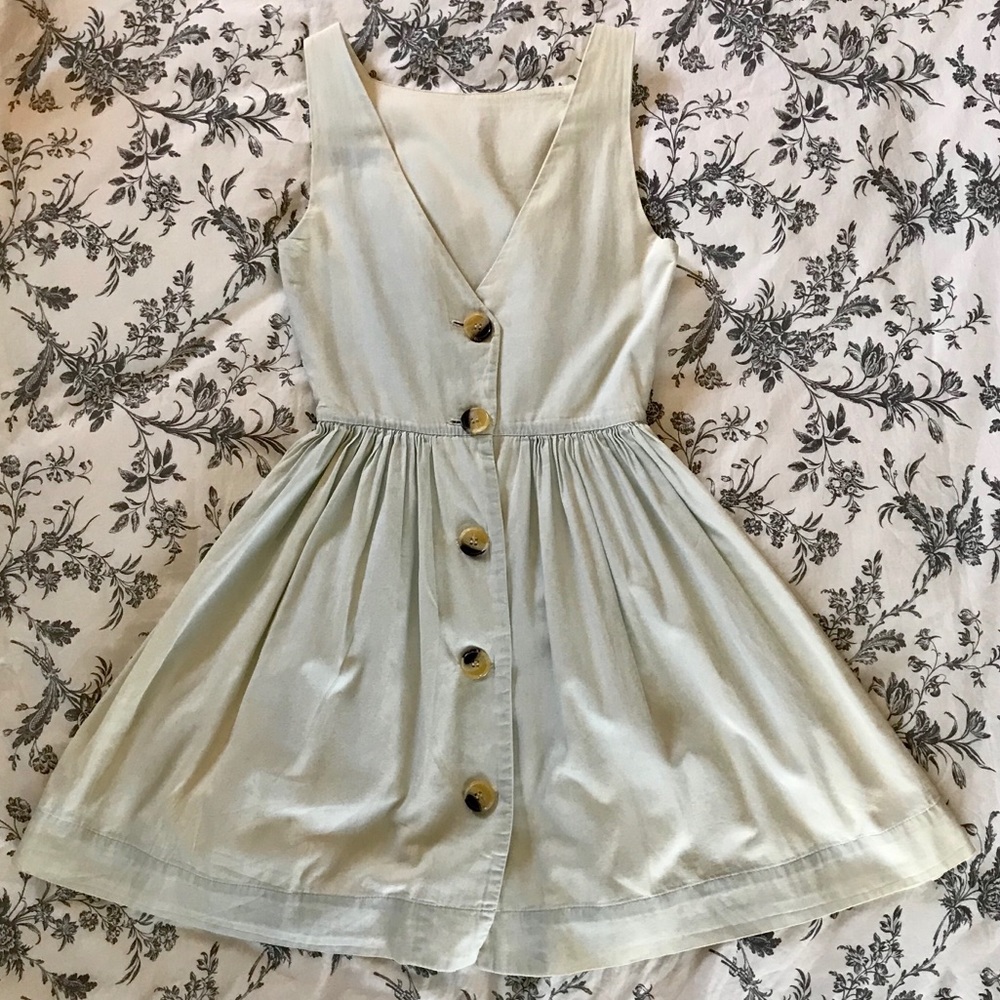 American Apparel Button Back Swing Dress